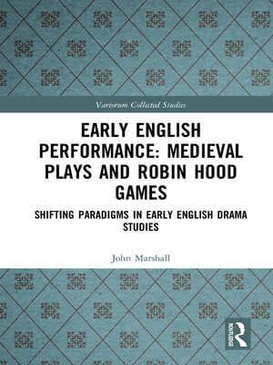 cover image of Early English Performance